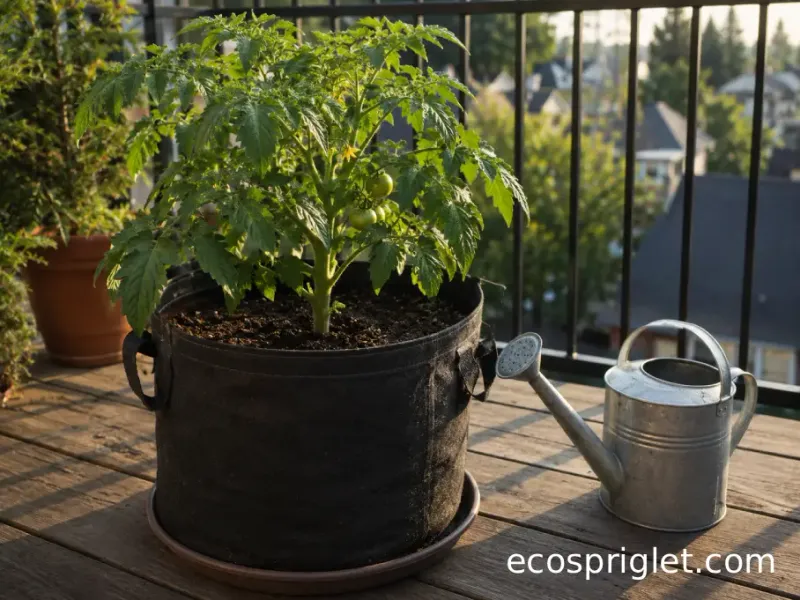 Water the full root zone, then let the pot drain