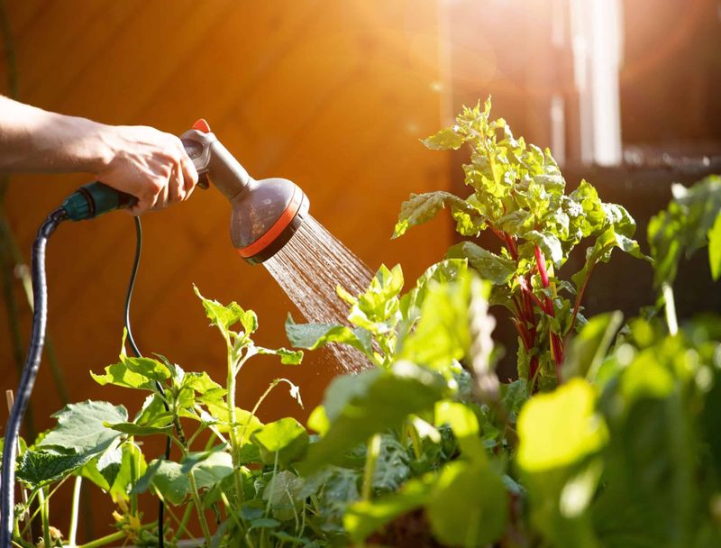 Water the plant without expecting a reversal