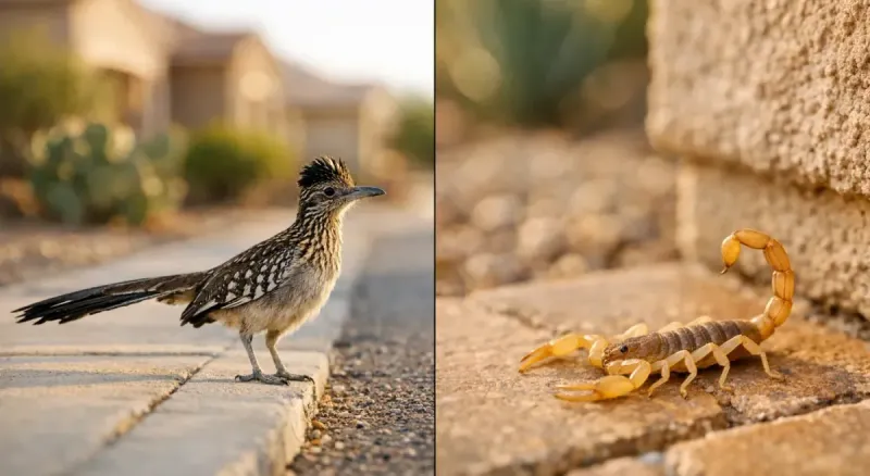 Welcome the wild visitor, but rely on exclusion for scorpions Welcome the wild visitor, but rely on exclusion for scorpions