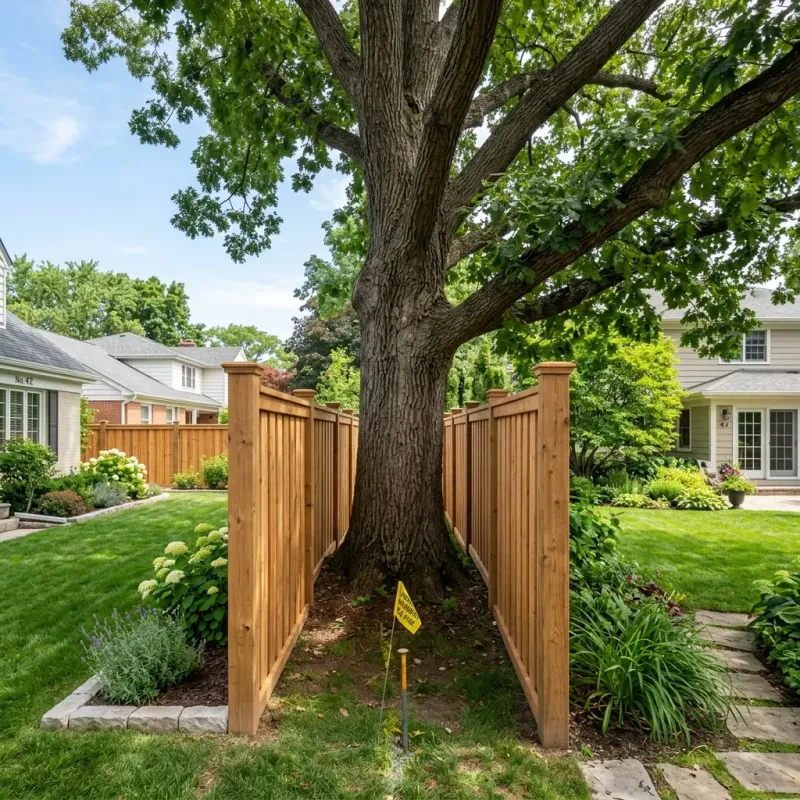 When does overhanging growth become a real legal problem?