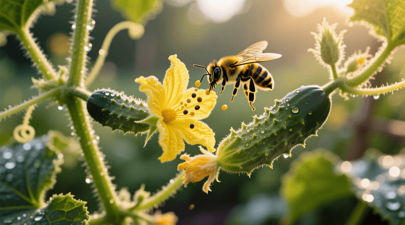 Why Hot Weather Can Leave Cucumbers Poorly Pollinated
