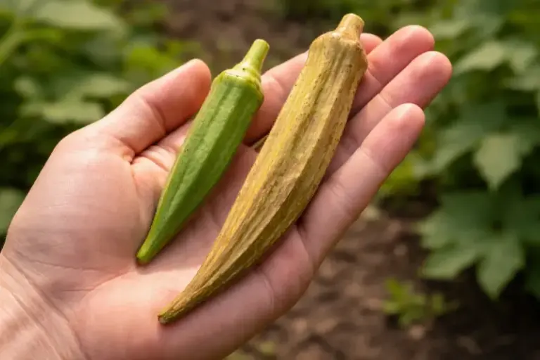 If your okra pods turn woody and tough before you pick them this August, one harvest-timing slip usually starts it