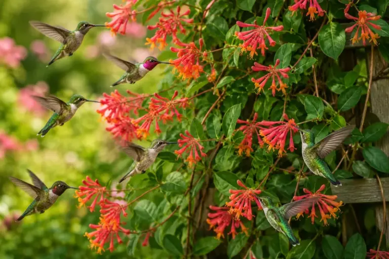 This Native Texas Vine Can Bring Repeated Hummingbird Visits To Your Central Texas Fence All Warm Season