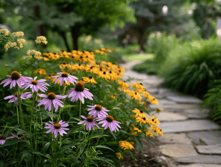 Native North Carolina Perennials That Choke Out Weeds Better Than Landscape Fabric in a Full-Sun Border