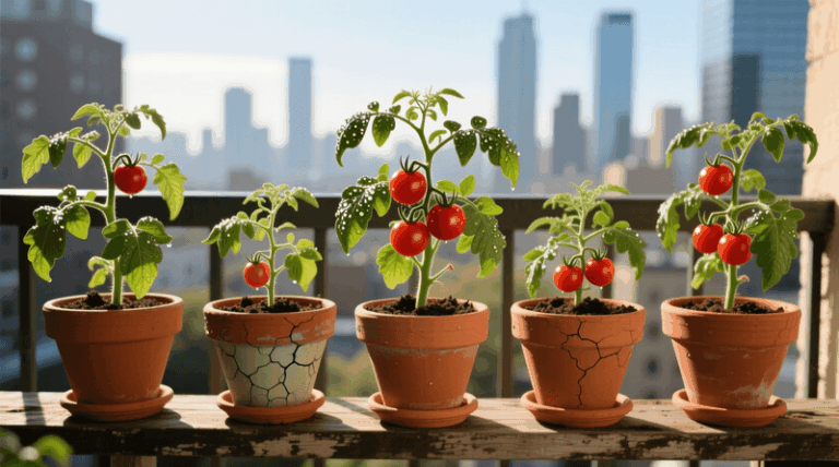 If Your Potted Tomatoes Stay Small and Weak in Late-Summer Heat, One Container Watering Habit Is Usually Behind It