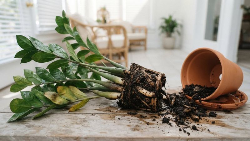 A sparse ZZ plant is not always a failing plant