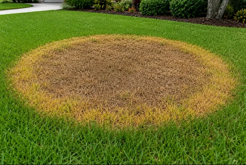 Brown patches need a diagnosis, not a culprit