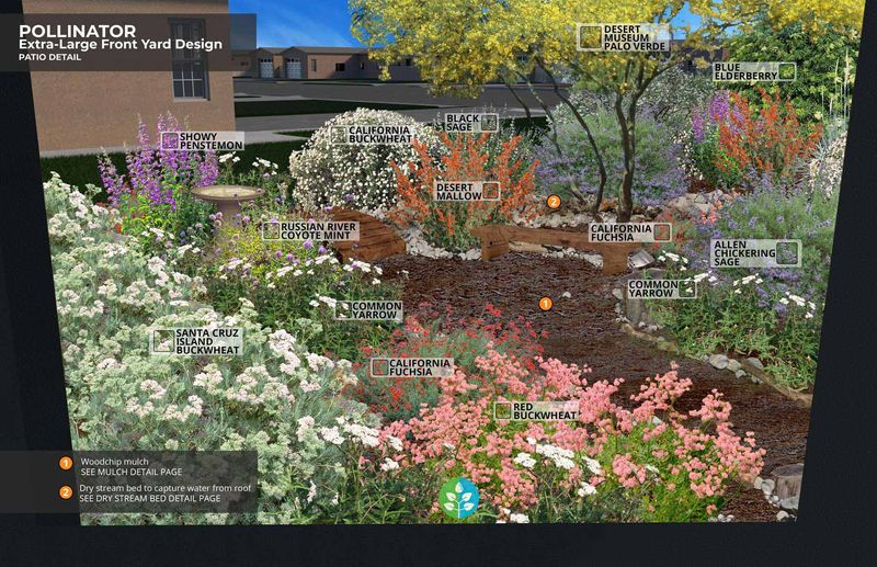 Build a layered habitat around the toyon