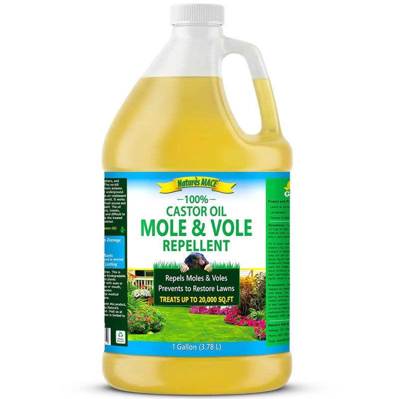 Buy a product labeled for mole control