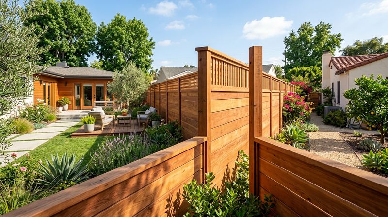 California usually treats the dividing fence as a shared responsibility