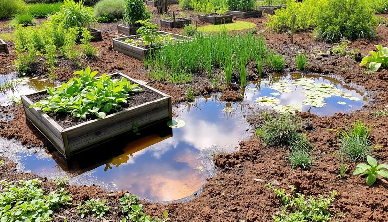 Check Drainage Before You Remove Rock or Plant