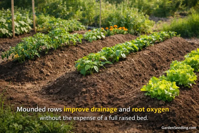 Check moisture, drainage, and compaction around the roots Check moisture, drainage, and compaction around the roots