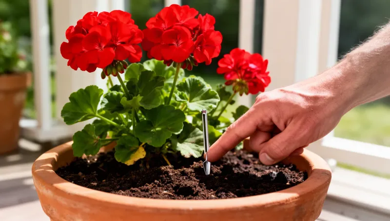 Check the soil and roots before changing anything