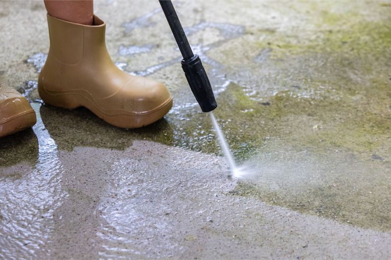 Check the surface and the product before cleaning