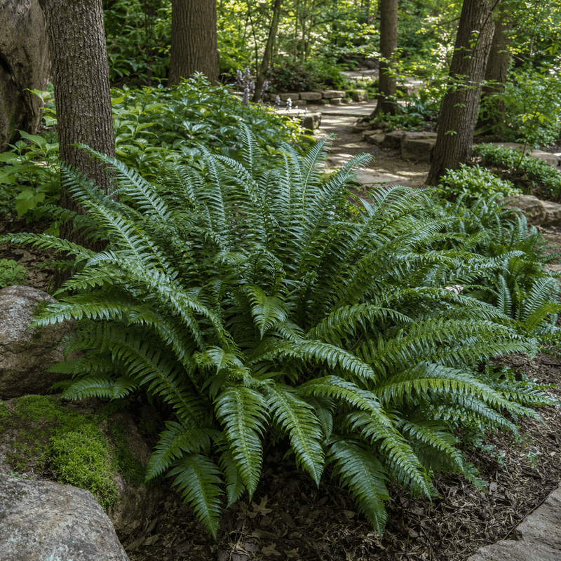 Christmas Fern (Polystichum acrostichoides)