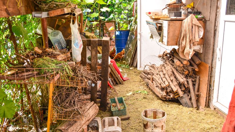 Clutter and Junk Piles in Side Yards