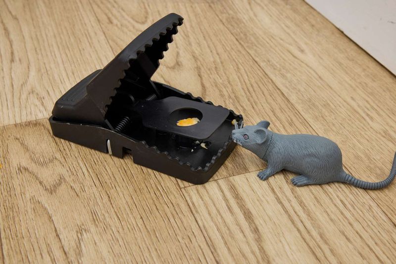 Control an active household infestation with food removal, exclusion, and traps