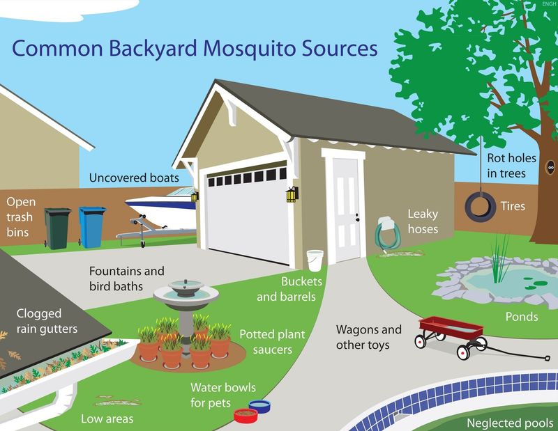 Control mosquitoes with water and screens, not swallows