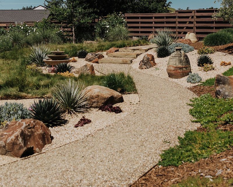 Decomposed granite pathways