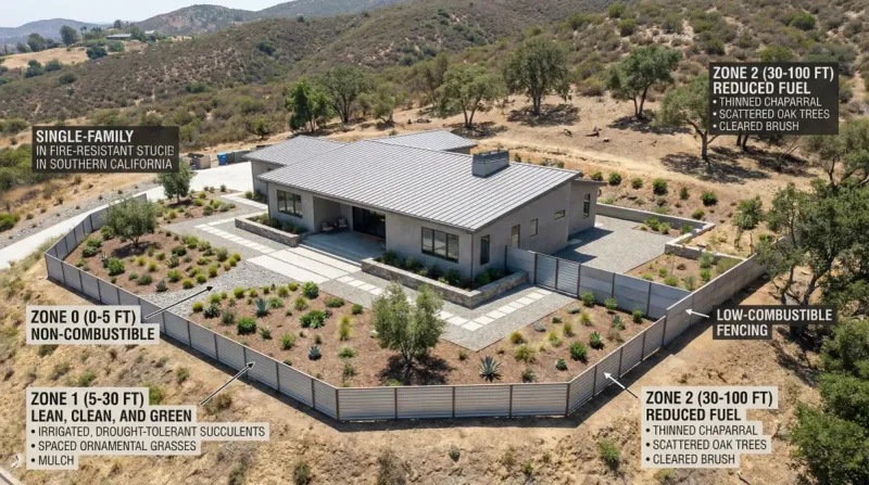 Defensible space manages fuel instead of erasing vegetation Defensible space manages fuel instead of erasing vegetation