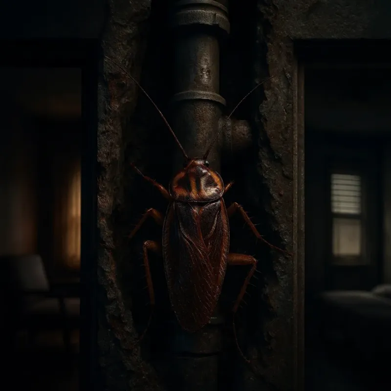 Do not mistake the spider for cockroach control Do not mistake the spider for cockroach control