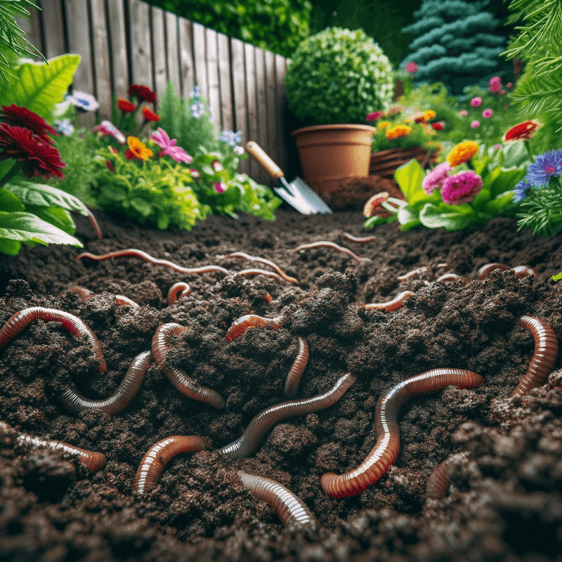 Earthworm-Rich Garden Soil Earthworm-Rich Garden Soil