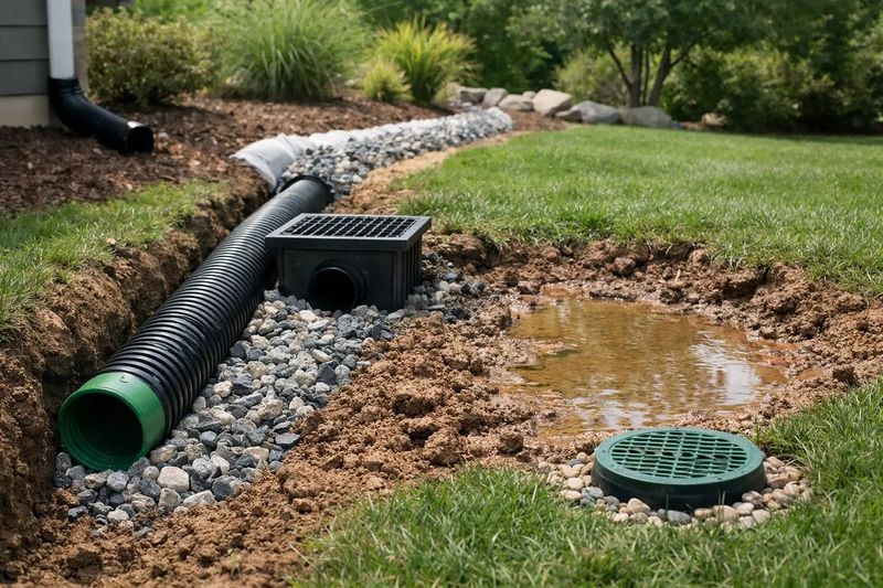 Find out why the water stays before planting Find out why the water stays before planting
