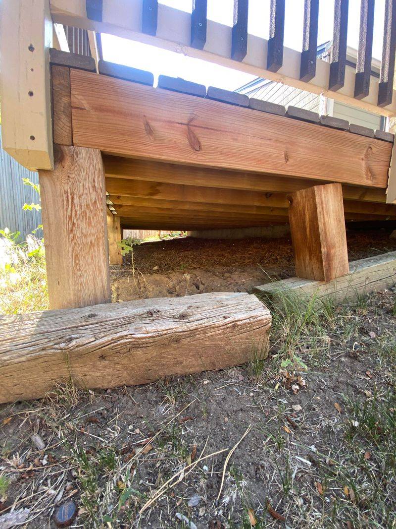Gaps Under Sheds, Decks, And Porches