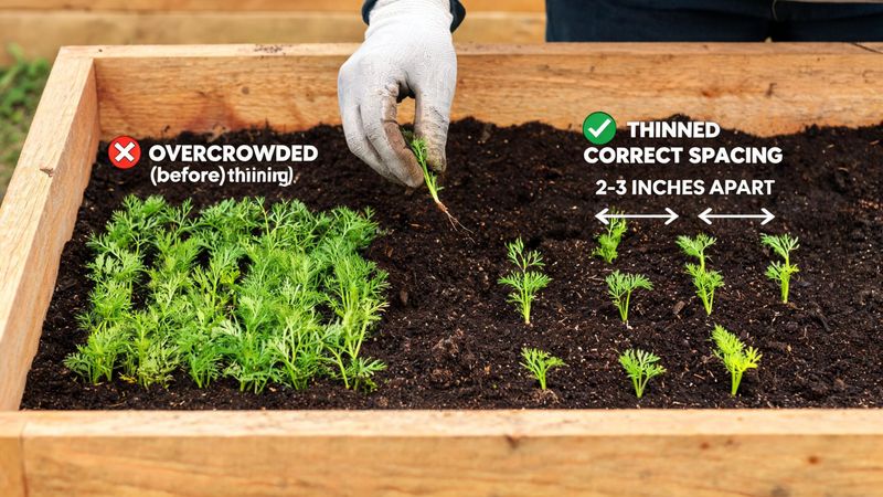 Give each root room and keep moisture steady Give each root room and keep moisture steady