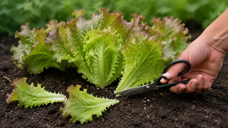 Harvest young leaves before the plant spends its quality Harvest young leaves before the plant spends its quality