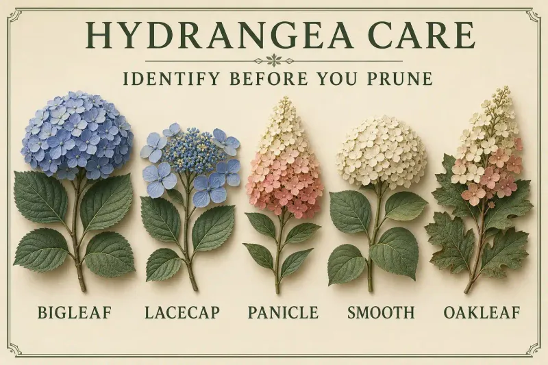 Identify the plant before changing its pruning or care