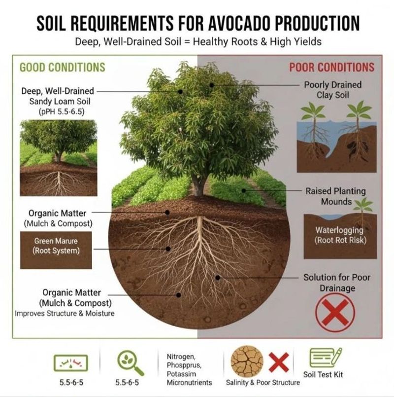 Improve drainage and protect the root zone