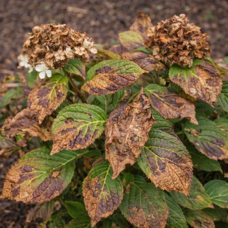 Inspect flowers, leaves, buds, and stems before treating