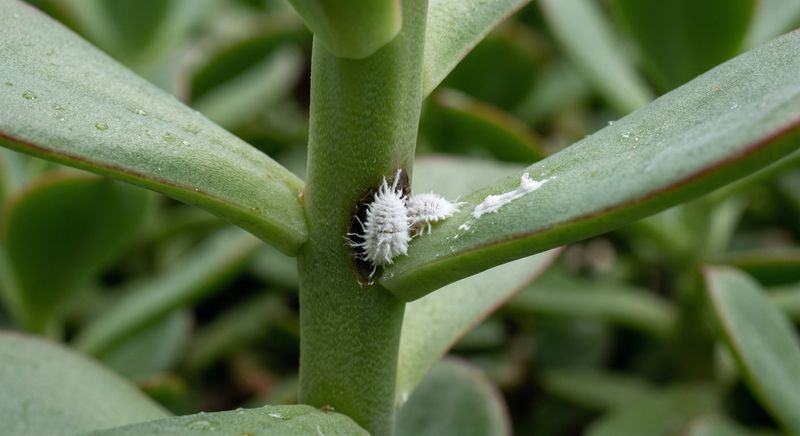 Inspect leaves and soil for pests