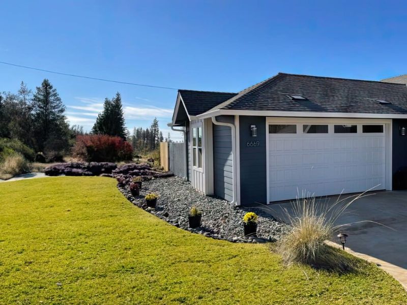 Inspect the house-to-yard edge before clearing farther out