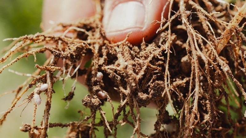 Inspect the roots and stems for evidence of a real problem