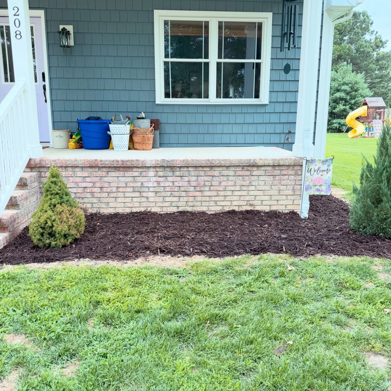 Keep pine straw away from plants, foundations, and fire-prone zones