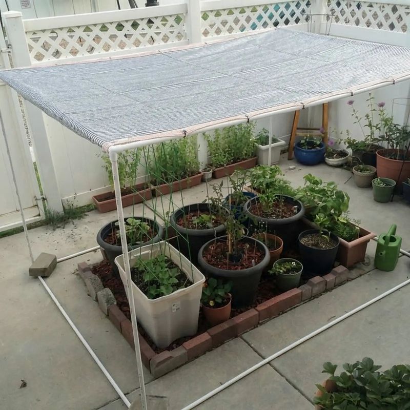 Keep temporary shade and groupings breathable