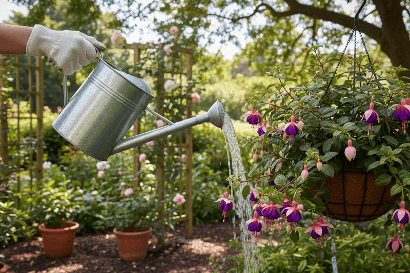 Keep the root zone evenly moist, never waterlogged Keep the root zone evenly moist, never waterlogged