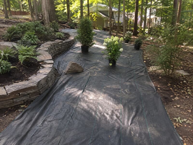 Landscape fabric remains a conditional option for permanent plantings
