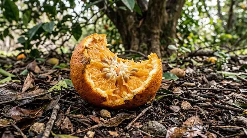 Letting Fallen Fruit Pile Up Under Citrus and Avocado Trees
