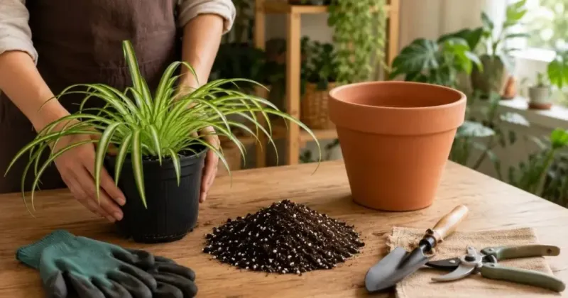 Make the container and mix drain freely
