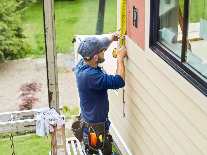 Match the cleaning decision to the condition of the siding