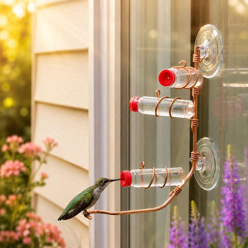 Multiple Small Feeders Spread Apart