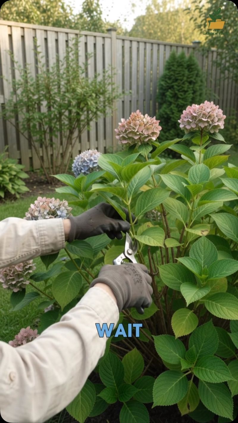 Old-wood hydrangeas may already carry next season’s buds