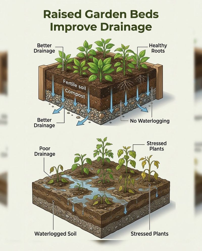 Persistent wetness and compaction can restrict cucumber roots