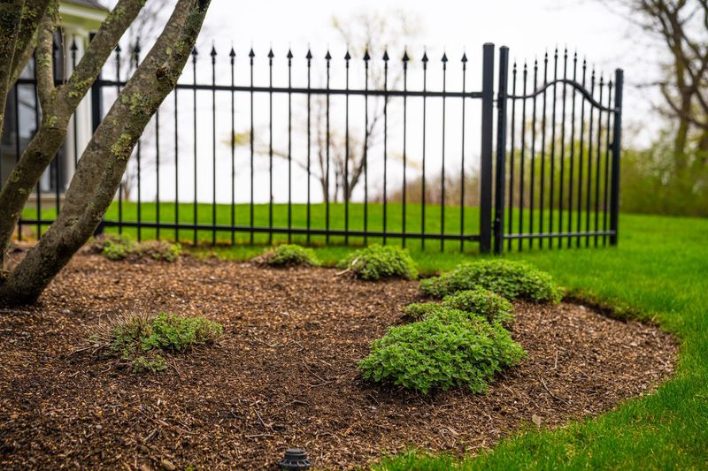 Placement determines whether mulch separates people from tick habitat