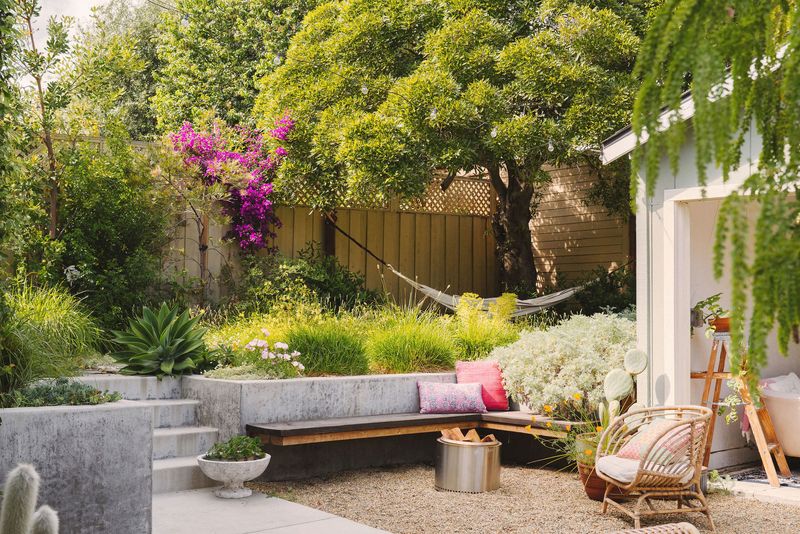 Porch containers for color and seasonal change