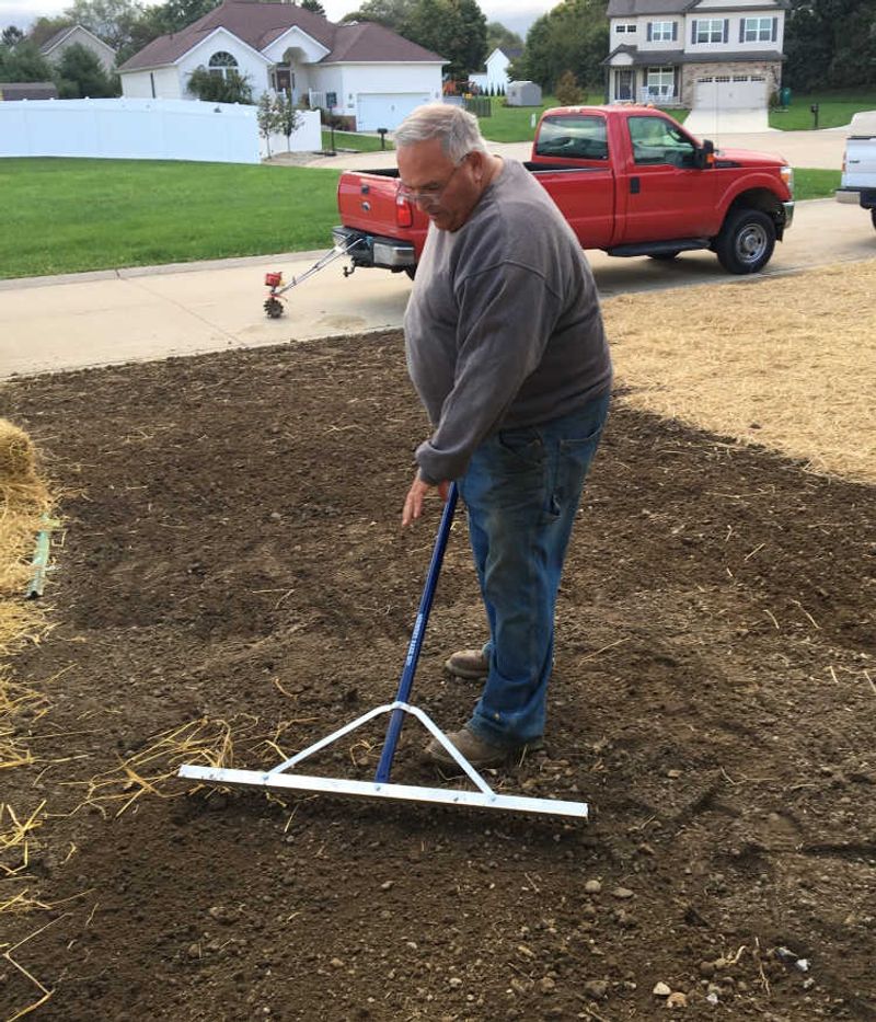 Prepare a clean, exposed seedbed first