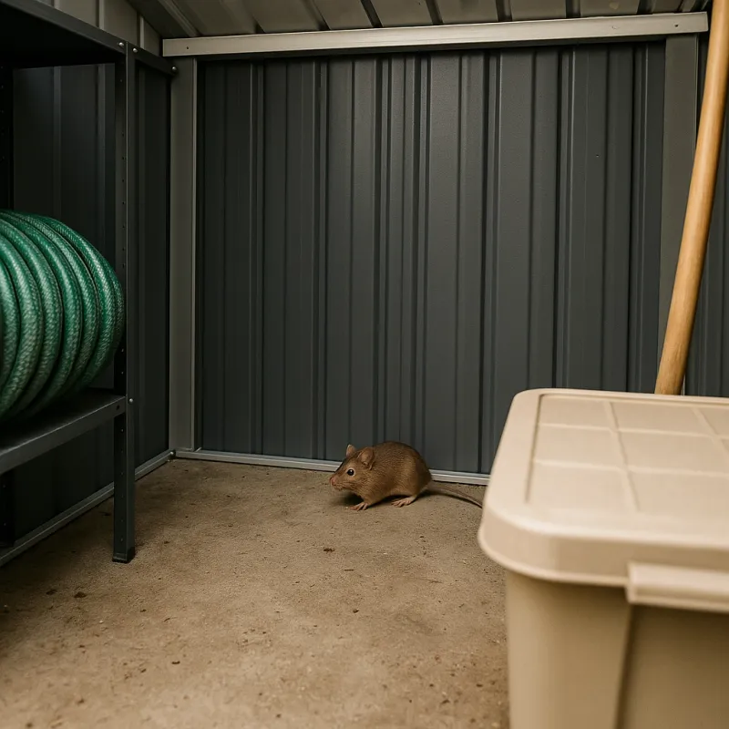 Rodent-Friendly Storage Around the Pool
